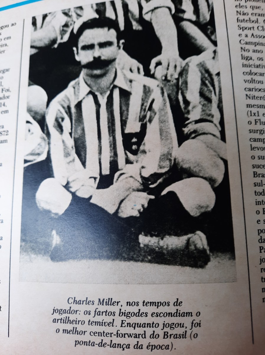 O FUTEBOL, NO BRASIL, COMEÇOU QUANDO CHARLES MILLER TROUXE, VOLTANDO DA ...